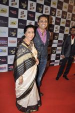 Asha Bhosle at Radio Mirchi music awards red carpet in Mumbai on 7th Feb 2013 (193).JPG